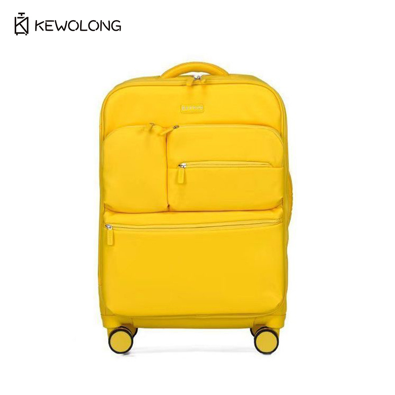 Spinner Wheel Rolling Suitcase 20 Inch - Nova Mala de Viagem de Tecido