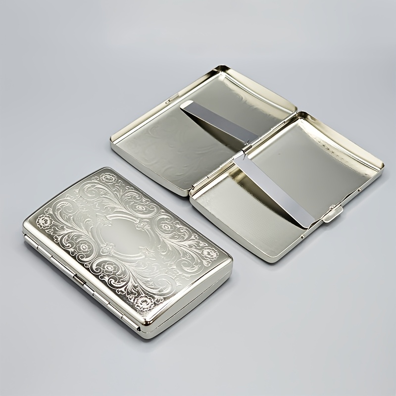 Wallets - Estojo de cigarros de metal vintage