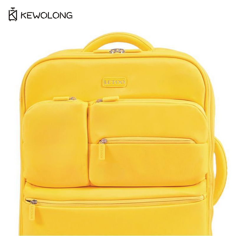 Nova Mala de Viagem de Tecido  - Spinner Wheel Rolling Suitcase 20 Inch avaliação e preço