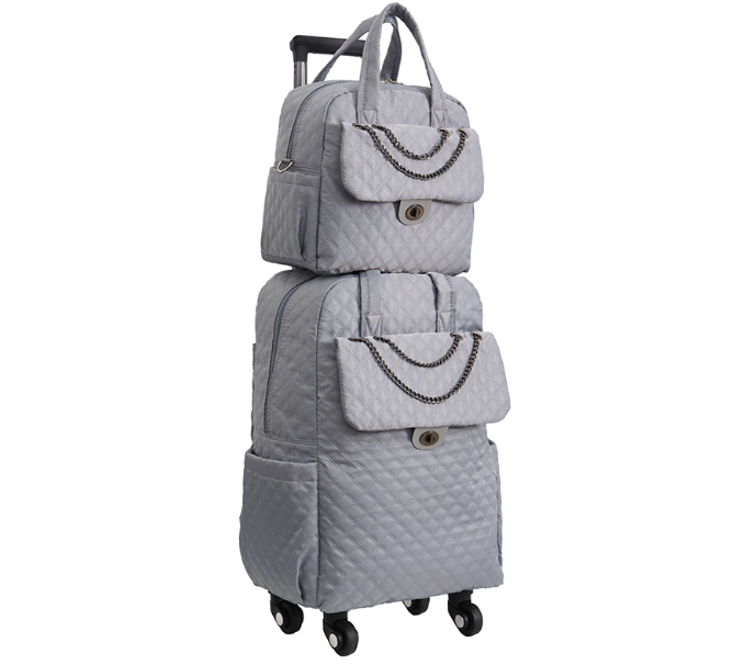 Mala de Mão para Mulheres, Moc - Foldable Rolling Luggage Bag avaliação e preço