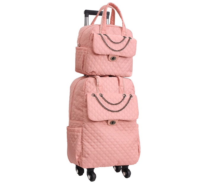 Mala de Mão para Mulheres, Moc - Foldable Rolling Luggage Bag avaliação e preço