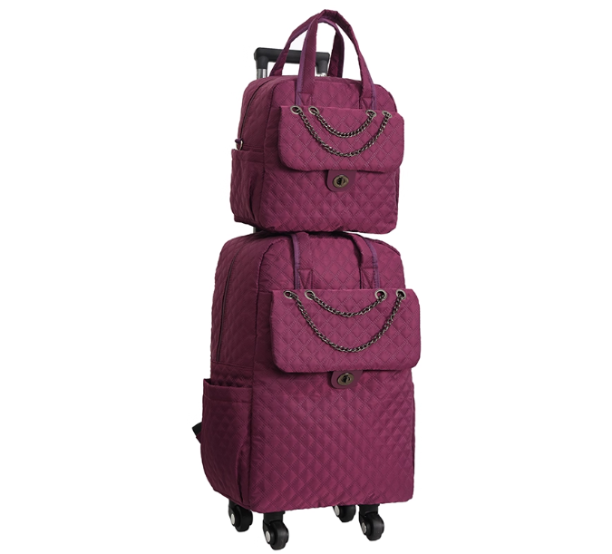 Mala de Mão para Mulheres, Moc - Foldable Rolling Luggage Bag avaliação e preço