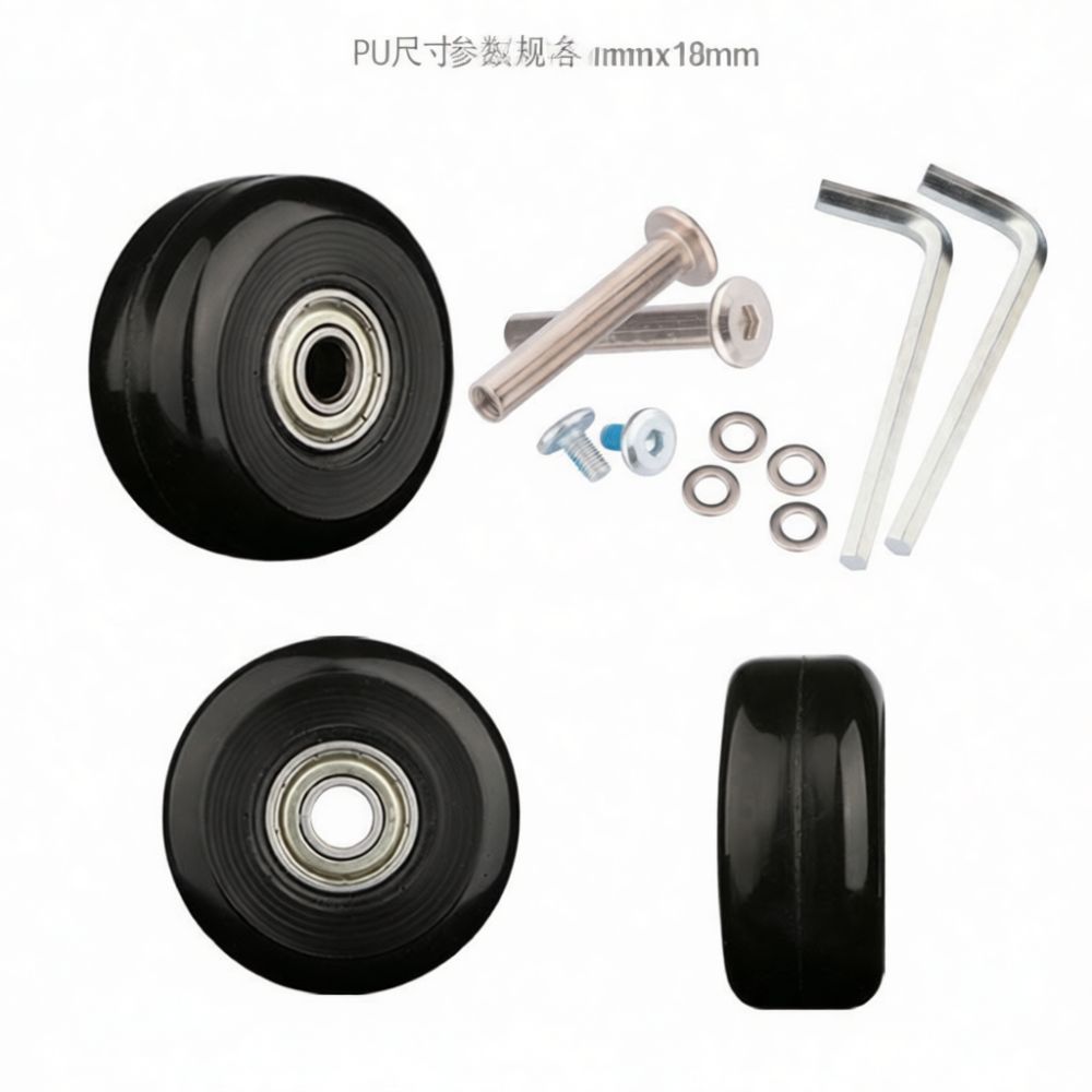 Rodízios de Borracha para Mala - Silent Replacement Luggage Wheels avaliação e preço