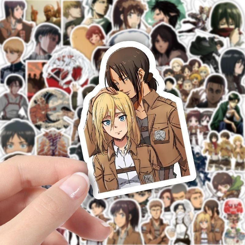 60 Adesivos de Anime Attack on - Handbags avaliação e preço