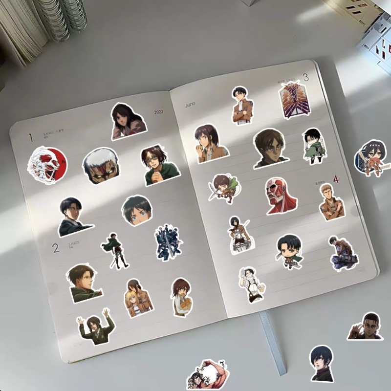 60 Adesivos de Anime Attack on - Handbags avaliação e preço