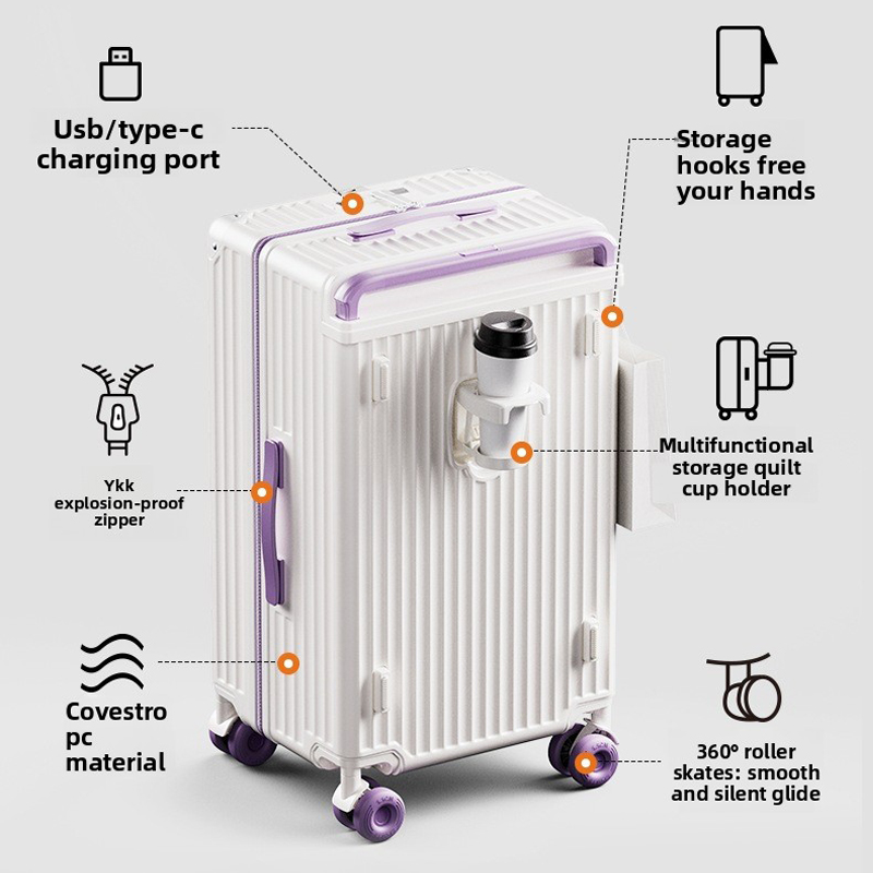 Mala de viagem com alça extens - Spinner Wheel Rolling Suitcase 20 Inch avaliação e preço